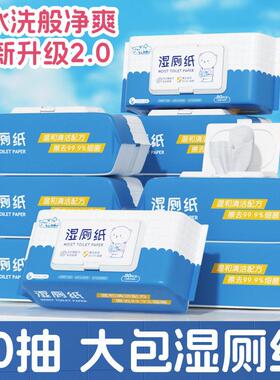 40 Wet toilet paper flushable toilet paper wipes