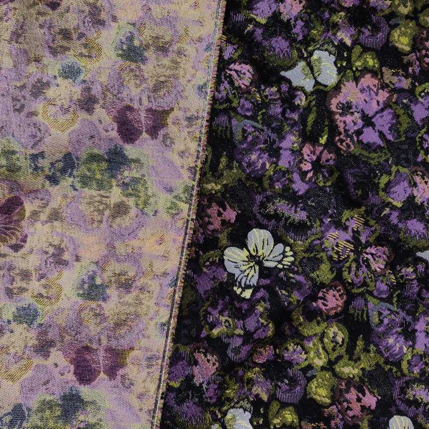 秋冬厚款抽象油画风蝴蝶提花面料油画风格梭织女装布料,纺织面料/辅料/配套,服装花边,淘宝优惠券,粉丝福利购,淘宝优惠卷