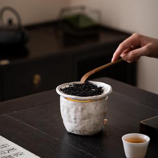 粉引烤茶炉香薰炉可干烧茶叶提香炉蜡烛加热恒温炉围炉煮茶器具