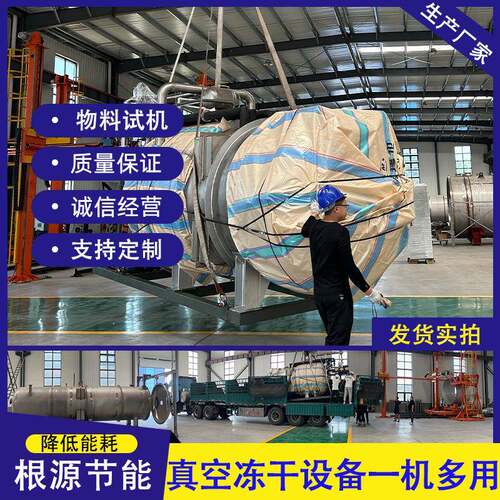 中药提取液冻干机低温真空冷冻型干燥设备厂家高效节能冻干机械