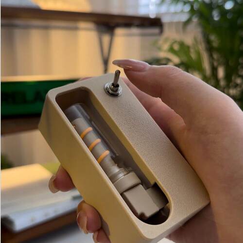 机械磁吸小夜灯卧室睡眠灯创意弹射翻转小跳灯桌面摆件生日礼物灯