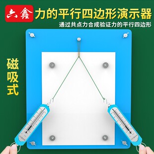 磁性力的平行四边形定则演示器点力的合成验证实验器共有机面板
