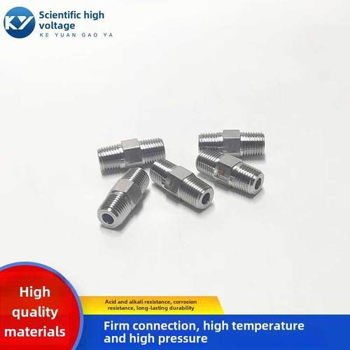 304不锈钢六角双外线Npt美国转换Pt高压加厚接头g直螺纹234点g 1