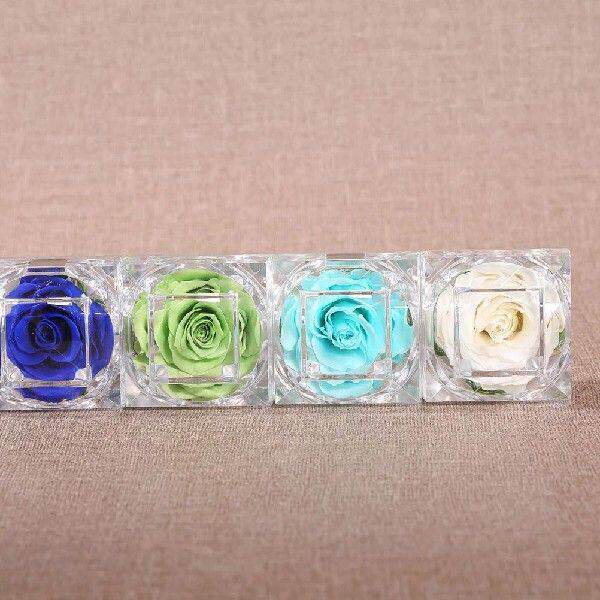 Preserved Flower Miss The Gift Eternal Yellow Rose