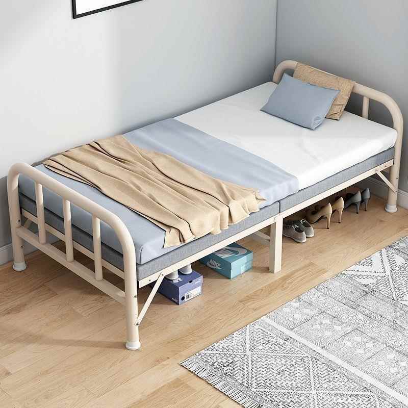 折ZSX床叠床折叠单人人简易午睡成铁床家用便携办公室舍出租宿屋