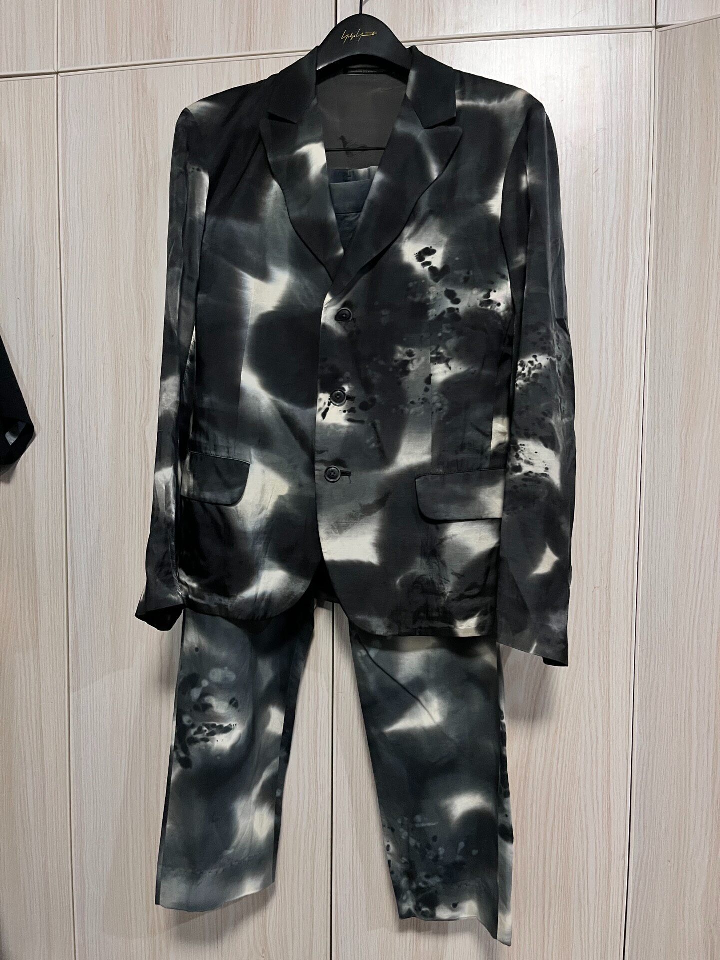 Yohji Yamamoto 14ss Ink Painting Set — label