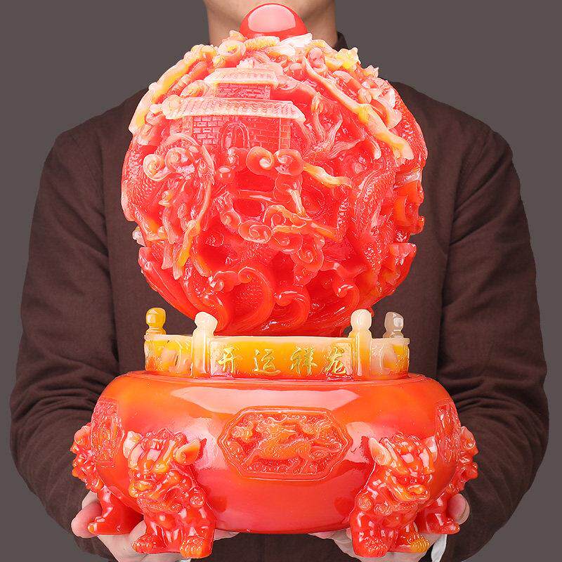 招财进宝九转鼎干坤饰品快来跑鼎九龙给领导高端饰品公司开幕礼