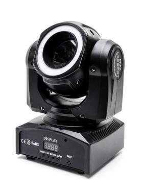 60W摇头光束灯LED带光圈ktv闪光灯酒吧DJ彩灯旋转染色舞台灯光