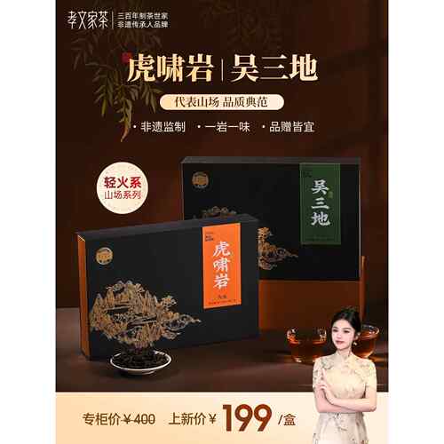 孝文家茶名岩荟萃虎啸岩肉桂武夷岩茶弥陀岩吴三地水仙乌龙茶叶
