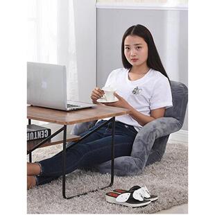 A9L懒折人沙发榻宿榻米可叠单人小沙发舍床上电脑靠椅F755M9T8飘