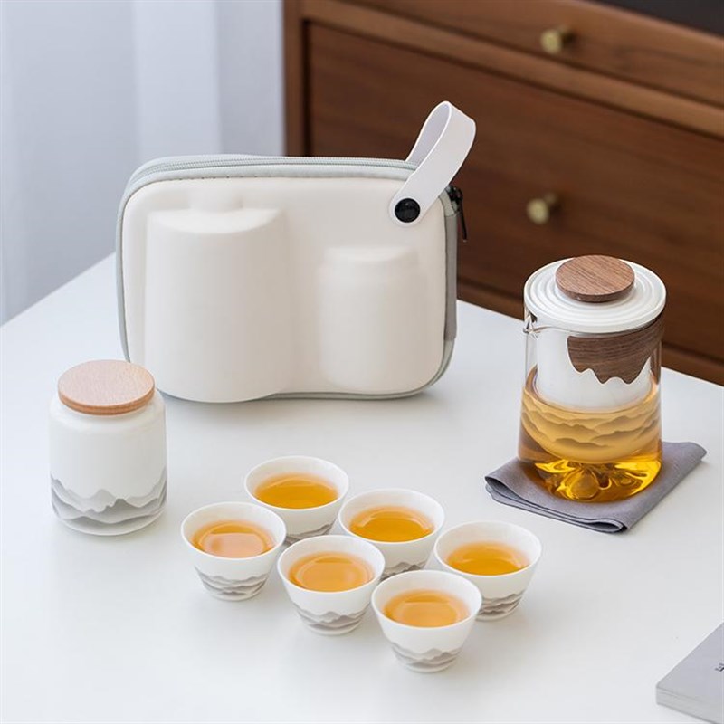 旅行茶具便携式快客杯户外旅游个人专用随身N功夫茶杯泡茶壶小套