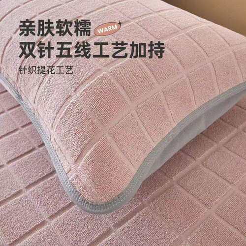A类纯棉毛圈枕巾防滑枕头套48x74单只装可固定枕芯内胆套成人