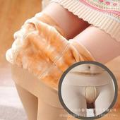 寒冬700克加绒加厚打底裤 袜 免脱开裆光腿神器连裤 冬季 踩脚保暖裤