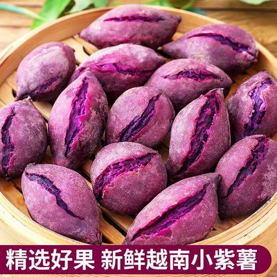 越南小紫薯新鲜5斤番薯农家自种地瓜红薯代餐杂粮蜜薯山芋10