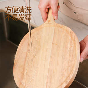感早餐盘西餐牛排餐盘家用菜盘面包披萨木质托 精品实木水果板仪式