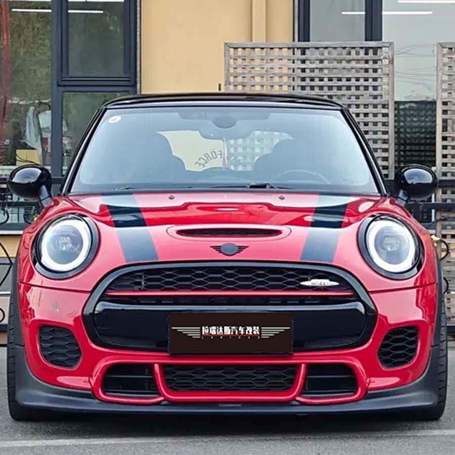 适用于2014-2020年MINIJCWF55F56F57碳纤维前唇小包围配件