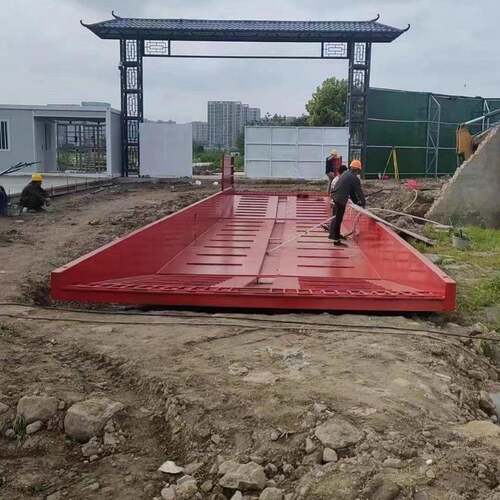 工程洗车槽现货全自动洗轮机可以多次使用洗车设备13M16M洗车池