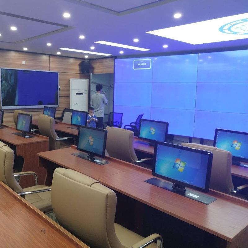 19/21.5寸办公会议厅升降电脑一体机触摸查询机显示屏