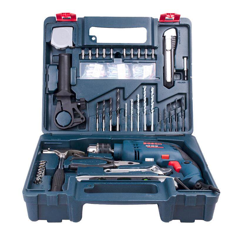 博世冲击钻GSB600RE电钻电动工具家用多功能套装原装博世附件钻头