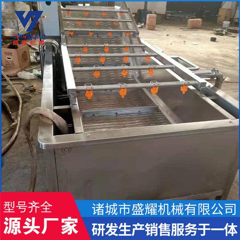 菜水果压喷淋清洗机材气泡清盛耀 洗机 变频速净调菜加工蔬设备