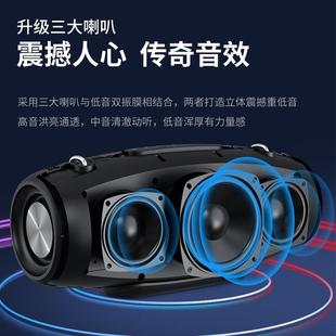 狂热者S67蓝牙音响K歌话筒大功率高音质低音炮音箱HIFI高级发烧级