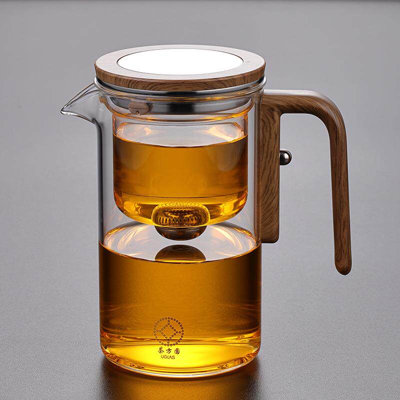 泡茶壶茶水分飘逸杯全玻离璃耐冲热过OCR滤茶神器夫茶具磁吸泡茶