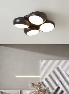 客厅主灯2025年新款简约现代大气办公室灯具卧室极简设计师吸顶灯