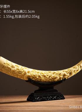 新款新导中摆件轻奢高式端家客居厅玄关博古架酒柜装饰品领办公室