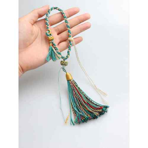 DIY文玩手搓棉线流苏手工藏式流苏穗子手编绳手串包挂藏风配件