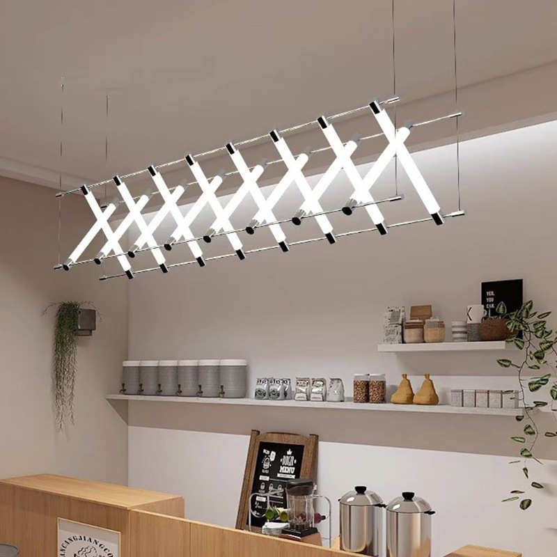 后现代简约led餐厅吊灯售楼部吧台个性创意岛台酒吧设计师马扎灯