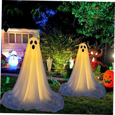 Ghost Halloween Decorations Standing Patio decorations