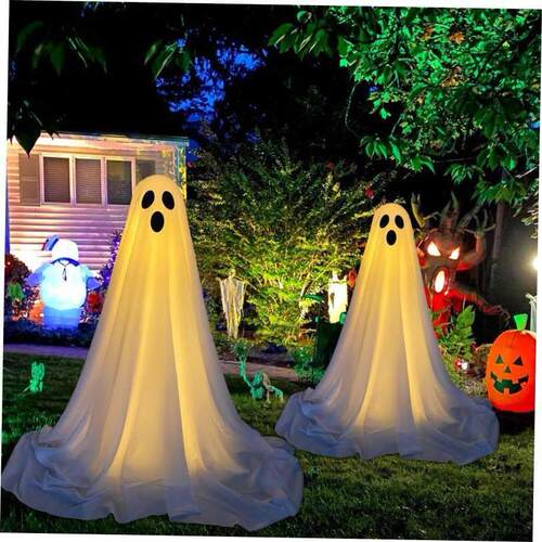 Ghost Halloween Decorations Standing Patio decorations