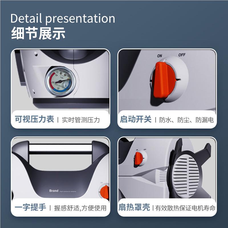 厂家定制220V插电家用洗式车机清便携高喷水枪PLD-0721小型洗机洗