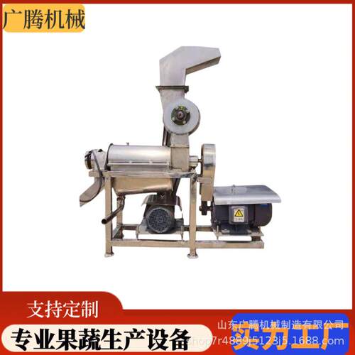 商用生姜汁液压榨机大型白萝卜苹果清洗榨汁机工业汁渣分离机