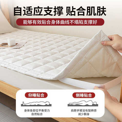 工厂加工定制泡泡棉床垫遮盖物软垫子家用卧室垫褥防滑床盖床护垫