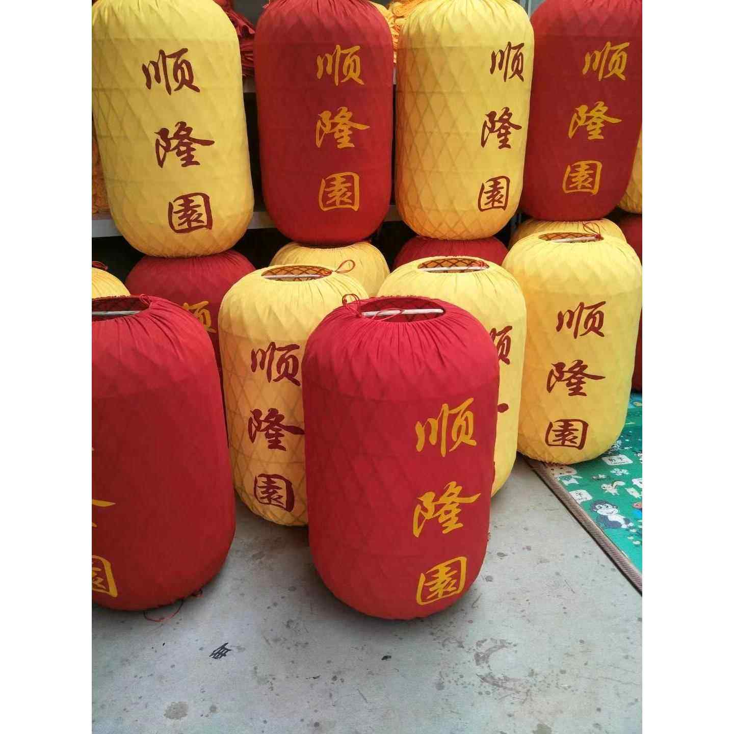 茶楼竹编灯笼彷古定制广告印字装饰灯罩户外饭店饭厅火锅手工吊灯