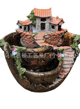 庭院绿植种植花盆装饰微景观摆件 设计diy绿植养殖器庭院花盆装饰