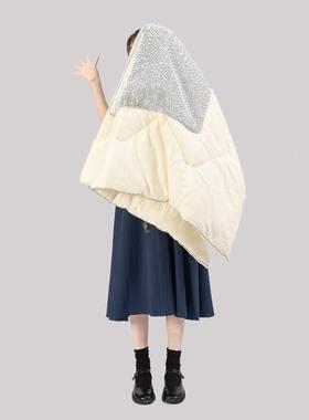 简轻奢纯棉抱枕被室子两用载F768H8MH沙发办公午休被约二车合一