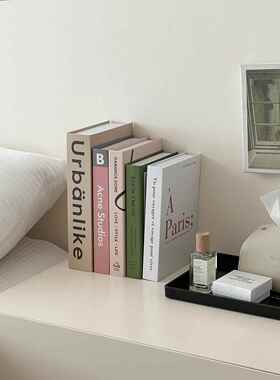 采购产品假书英文模拟书装饰书时尚休闲粉色软装桌面装饰饰品摄影