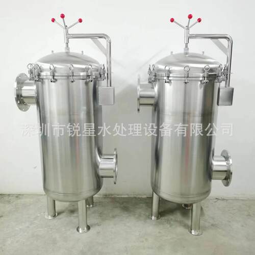 304316L袋式过滤器不锈钢纯水篮式过滤器多袋5袋袋式过滤器