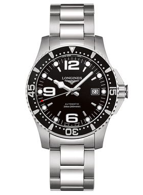 盒证[9.8新全套]浪琴康卡斯精钢自动机械手表男L3.742.4.56.6