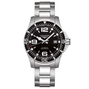 盒证[9.8新全套]浪琴康卡斯精钢自动机械手表男L3.742.4.56.6