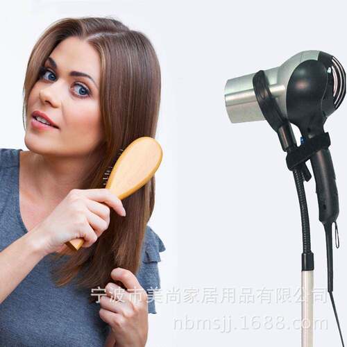 强力吸盘吹风机架不锈钢吹风机支架免打孔360度旋转小神吹支架