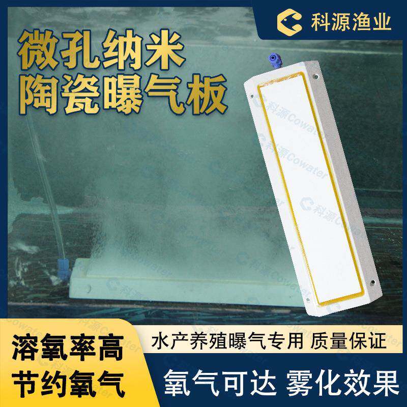 氧气爆气盘纳米陶瓷曝气盘水产养殖曝气盘微孔气泡细腻雾化曝气柱