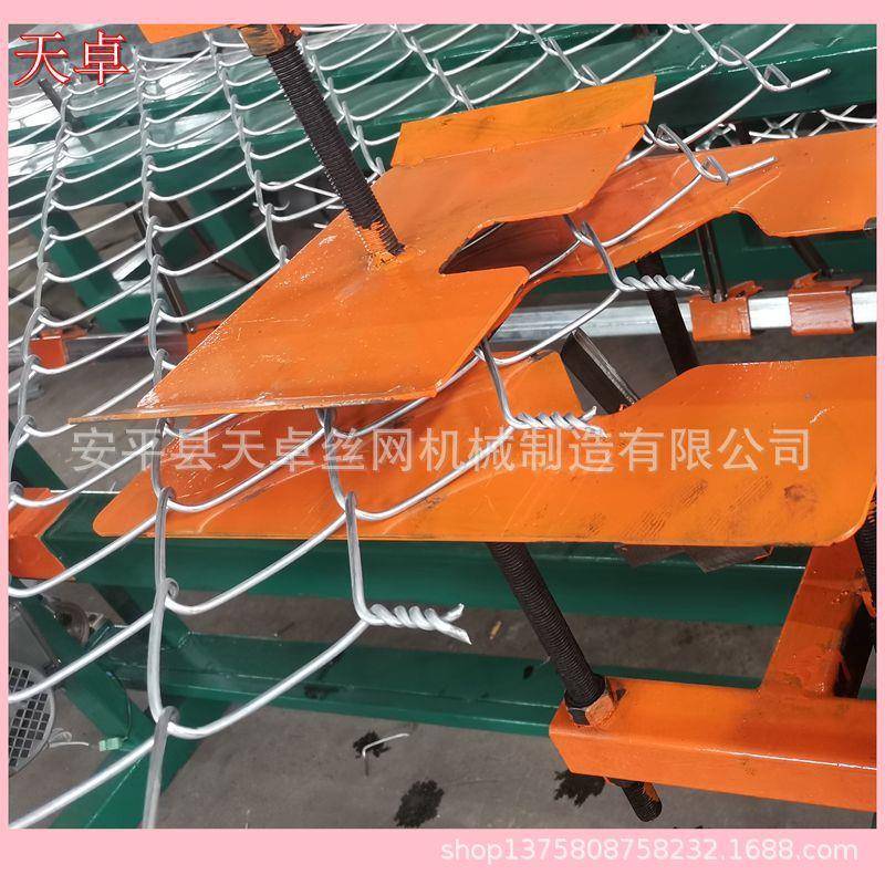 数控全自动勾花网机天卓单丝勾花网机工厂铁丝网机发货及时