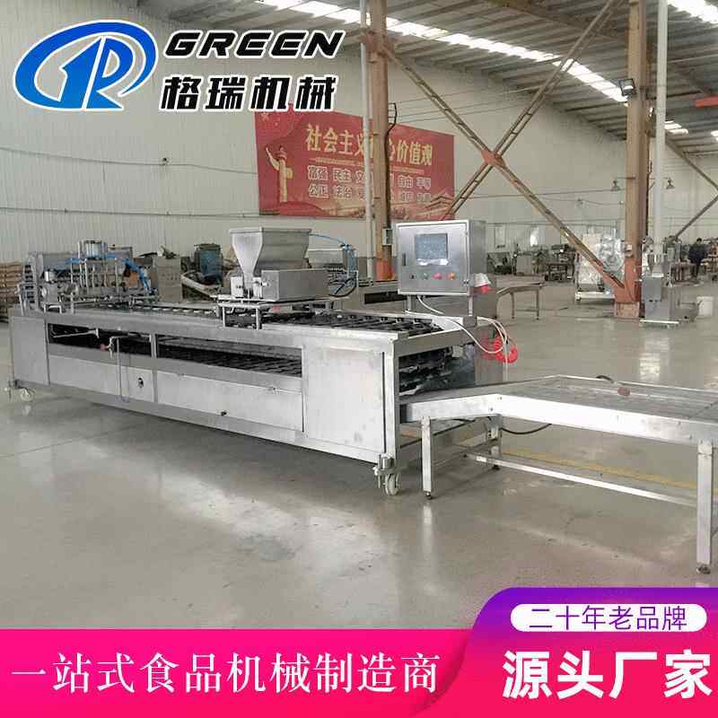 商用蛋饺加工线自动控温煎蛋饺设备数控型注浆下陷蛋饺成型机