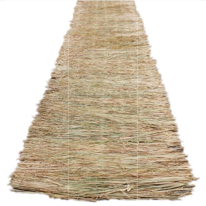 稻草帘子保温芦苇草垫苗木蔬菜大棚草袋装饰稻草堆干稻草