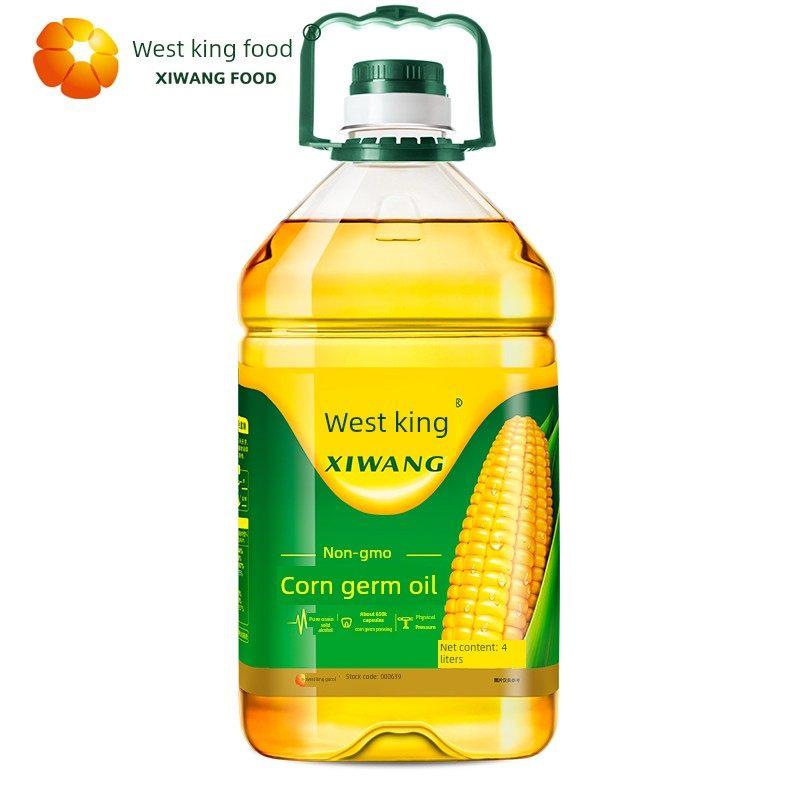 西王玉米胚芽油4L 非转基因 物理压榨 植物甾醇玉米油 正品新日期