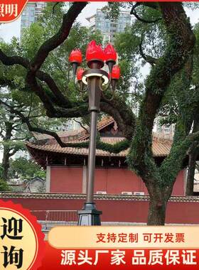 厂家直销LED玉兰灯杆8到12米景观路灯防水户外路灯具道路照明灯