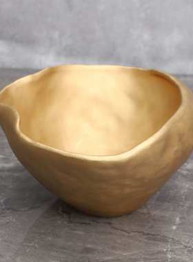 轻奢简约新中式水墨雕塑摆件样板房玄关摆设销售中心室内软装饰品